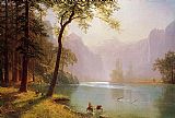 Albert Bierstadt Canvas Paintings - Kerns River Valley California